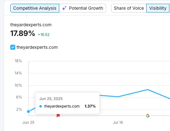 Google Visibility Growth
